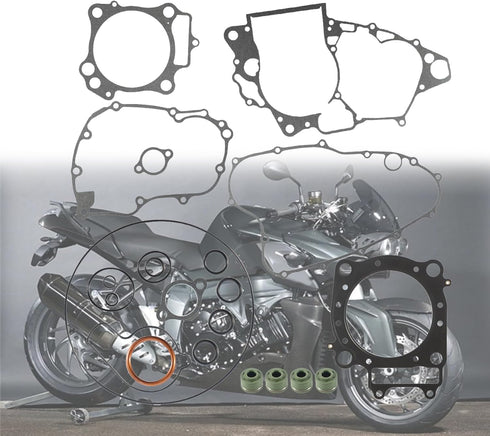 labwork Gasket Kit Top and Bottom End Engine Set Replacement for Honda CRF450R 2002-2008...