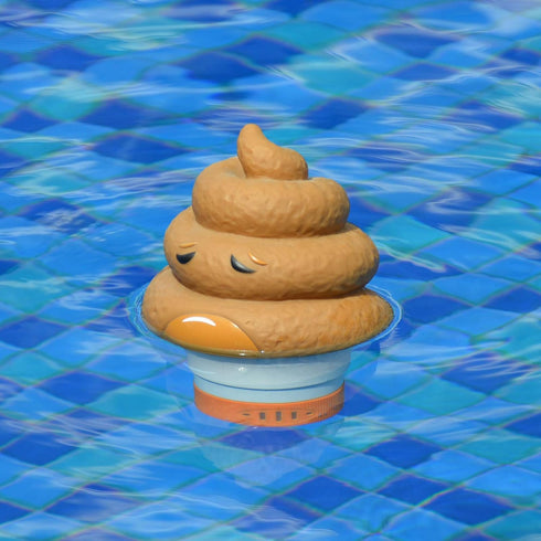XY-WQ Chlorine Floater, Floating Pool Chlorine Dispenser (Emoji), Fits 1 and 3 Inch Tablets - Suitable Large and Small Pools, Hot Tub, Spa...