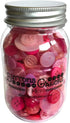 Buttons Galore Pink Grapefruit Buttons Mason Jar...