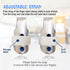 Finger Splints Thumb Splint for Broken/Injured Fingers Stabilization, Aluminum Finger Splint Adjustable, Immobilization for Mallet Fingers/Trigger...