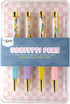 NPW 4 PACK SPRINKLE PENS - Cute Confetti Pen Set; Trendy Stationery Art Supplies, Ballpoint Pens for Journal Writing or Planners; Great Gift for T...