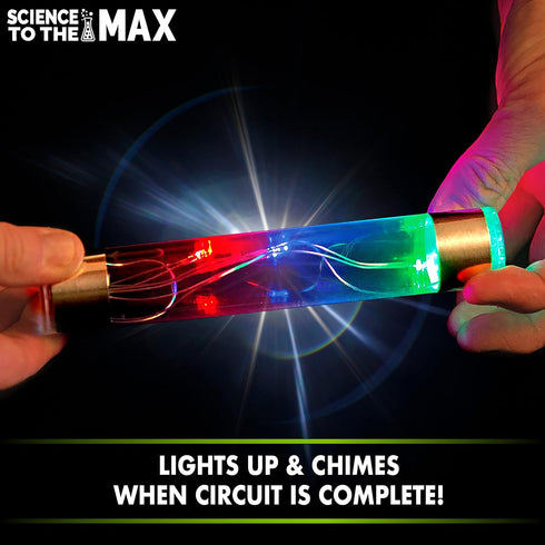 Hands On Lightning Rod - Educational Science Toys for Boys and Girls - Learn Science of Electricity and CIrcuits - Human Electricity Conductor...