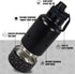 AGH Dog Water Bottle, 32oz Portable Dog Water Bottle with Detachable Bowl Food Feeding, Double Wall Vacuum Flask Stainless Steel Dog Travel Water ...