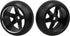 4pcs RC 5 Spoke Wheel Drift Tyre Black Wheel Rims Replacement for WL 1/28 K969 K989 P929 RC Car...