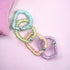 Soft Mulberry Silk Non Slip Colorful Scrunchies 4 Pack-Thin Elastic Ponytail Girls Hair Ties | Skinny Slim Srunchie for Thin & Thick Hair | No Cre...