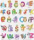 Animal Baby Blanket for Kids, 26 Letters Animal Blankets for Toddler Girls Boys, 40x50 Inches Wild Animal Baby Nursery Blanket, Soft Fleece Throw ...