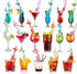 Reusable Drinking Straws Novelty Dinosaur Party Straw Curly Hard Plastic Straws Kids Birthday Party Decorations Supplies Family Reunion Favors - P...