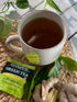 Bigelow Tea Green Tea with Ginger Plus Probiotics, Caffeinated Tea with Ginger, 18 Count Box, (Pack of 6), 108 Total Tea Bags...