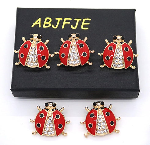 Cute Enamel Heart Rose Snake Funny Brooches Pin Set Fashion Cartoon Crystal Animal Themed DIY Bags Backpacks Jackets Hat Lapel Brooch for Women Gi...