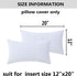 Home Brilliant Oblong Throw Pillow Covers 12x20 Striped Corduroy Rectangle Pillow Covers for Spring Decor Couch Lumbar Cushion Covers, 12 x 20 inc...