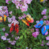 Butterfly Stakes 50pcs Decorative Garden Waterproof Small Butterfly Decor Garden for Plants Flower Beds Plant Pots...