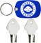 Dispenser Key Replacement for Baywest 1200 - Replacement Key for Baywest Brand Toilet Paper Dispenser, Paper Towels Dispenser, Soap and air freshe...