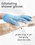 Exfoliating Gloves Skin Body Exfoliator Shower Gloves Bath Mitt Body Scrub Gloves for Dead Skin Removal Exfoliation Mitt- Scrubbing Accessories fo...
