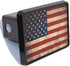 Rogue River Tactical USA American Flag Trailer Hitch Cover Plug US Patriotic Vintage Rustic Flag...