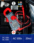 2000 Counts Digital Multimeter, AC/DC Current, AC/DC Voltage, Resistance, Continuity Test, Diode, NCV, Frequency (Clamp Meter)...