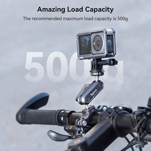 SMALLRIG Bike Motorcycle Handlebar Mount for Gopro, Pole and Roll Bar Mount, CNC All-Metal 22-32mm for Action Cameras Gopro, Insta360 and DJI - 41...
