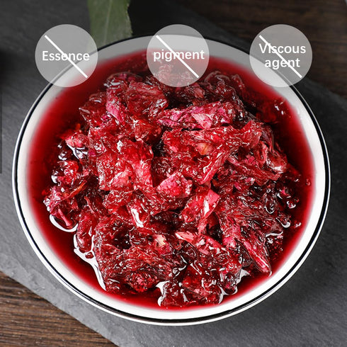 SIJIYUNLI-Rose Sauce 400g/14.1oz Bread Companion, Jam, Flower Sauce, Fresh Sweet Dipping...