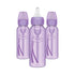 Dr. Brown’s Natural Flow® Anti-Colic Options+™ Narrow Baby Bottles 8 oz/250 mL, with Level 1 Slow Flow Nipple, 3 Pack, Purple, 0m+...