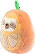 Squishmallows Original 8-Inch Simon The Orange Sloth - Official Jazwares Plush - Collectible Soft & Squishy Stuffed Animal Toy - Add to Your Squad...