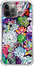 Watercolor Succulent Plant Case Compatible with iPhone 13 Pro Max, Cute Colorful Succulent Garden Case for iPhone 13 Pro Max, Trendy Cool TPU Case...