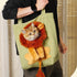 Pet Canvas Shoulder Bag Cat Carrier Portable Chest Cat Bag Outdoor Dog Tote Bag Travel Handbag for Small Cat Dog Animal Supplies (Green, Medium)...