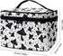 Gothic Mushroom Makeup Bag Large Opening Design Makeup Bag Cosmetic Organizer Storage Case Makeup Organizer Bag for Travel with Makeup Brushes Com...