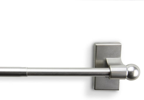 Rod Desyne MAG-15 Magnetic Curtain Rod, 17-30 inch, Satin Nickel...