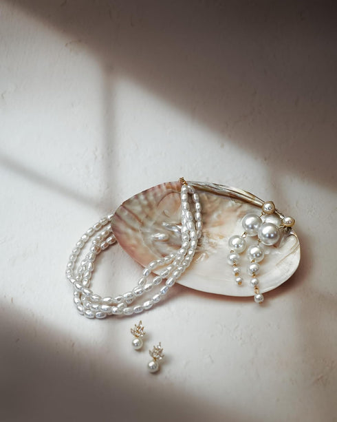 Layered Necklace Set, Statement Necklace, Necklaces for Women Trendy, Pearl Choker, Pearl Necklace, Choker Necklace for Women, Pearl Necklace and ...