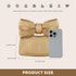 Straw Bow Purse Clutch Bag,Summer Beach Handbags for Women 2024 Vacation...