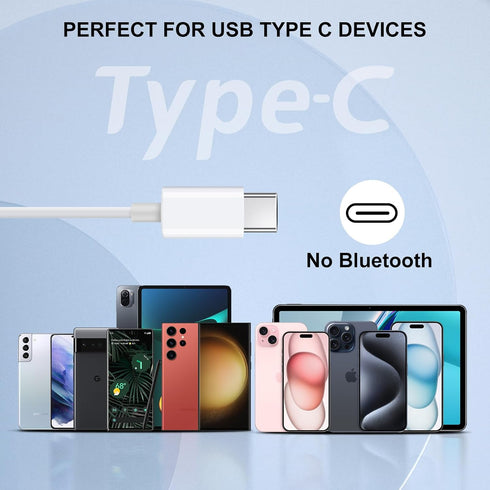 Headphones Wired with Mic USB Type C Headphones for iPhone 15 Samsung Galaxy S23, Ultra S23+, S23 Plus, USB C Earbuds with Microphone Volume Contr...