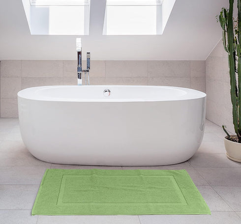 Utopia Towels Cotton Banded Rug, Bath Mats, Not a Bathroom Rug, 21 by 34 Inches, 100% Ring Spun Cotton, Highly Absorbent Shower Bathroom Floor Mat...