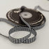 Buffalo Check Ribbon Black and White Gingham Ribbon 25 Yards for Crafts (3/8", Black)...
