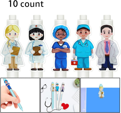 Cute Nurse Pens Appreciation Gifts Goodies for Doctors Nurses Healthcare Workers Nursing Medical School Students Graduation Gifts Doctor Office Su...