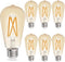 ?????????? ???????? ?????????????? ???????????? ?????????? ???????? ST19 LED Filament Bulb 5W with Amber Glass, 90+ High CRI, Dimmable 2200K, E26 ...
