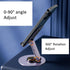 Phone Tablet Holder Metal Phone Stand 360° Rotation All Kinds Cellphone Foldable Scalable Office Desk Adjustable Portable for Travel......
