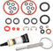 O-Ring Gasket Seal Set Drainage Valve Brew/Security Oval Head Key Tool (With Lube) Compatible With Jura S, Z, X, C, E, F, J, ENA & Capresso Krups ...