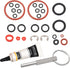 O-Ring Gasket Seal Set Drainage Valve Brew/Security Oval Head Key Tool (With Lube) Compatible With Jura S, Z, X, C, E, F, J, ENA & Capresso Krups ...