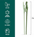Genuine Fred Munchtime-Crocodile Chopsticks, regular, CROC...