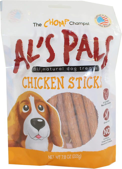 AL's Pals All Natural Dog Treats - Chicken Sticks 7.8 oz. Bag...