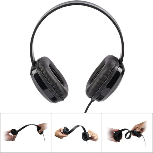 Cyber Acoustics USB Stereo Headphones for PCs and Other USB Devices in The Office, Classroom or Home (ACM-6005C)...
