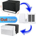 600D Outdoor Air Conditioner Covers and Indoor Air Conditioner Cover for U-Shaped Window Air Conditioner Unit, with Adjustable Hook and Loop Strap...