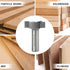 1/2" Shank 1-1/2 inch Cutting Diameter, 1/2 Height T Shape CNC Spoilboard Surfacing Router Bits, Wood Milling Cutter Planing Tool for Woodworking ...
