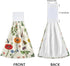 Super Absorbent Spring Hanging Kitchen Towel with Loop 2 Set, Wild Flowers Dragonfly Hand Towels, Fall Tie Towel for Bathroom, Soft Coral Velvet D...