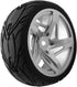 Mxfans RC 12mm Hux Wheel Rims & Rubber Tires for RC 1:10 On Road Drift Car Pack of 4...
