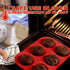 Anaeat Silicone Muffin Pan - 6 Cups Non-Stick Cupcake Molds, Food Grade Silicone Baking Tray for Making Egg Muffin, Cupcake, Quiches, Tart and Des...