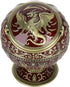 Windproof Ashtray with Flip Lid, Global Shaped Dragon Pattern Zinc Alloy Smoking Ash Tray for Home Office Crafts Decoration...