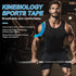 Precut Kinesiology Tape (3 Rolls pack), Elastic Sports Tape for Pain Relief, Muscle Support, Recovery and Physio Therapy, Breathable, Waterproof (...