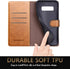 SUANPOT for Samsung Galaxy Note 8 with RFID Blocking Leather Wallet case Credit Card Holder, Flip Folio Book Phone case Shockproof Cover Women Men...