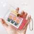 3 Pcs Transparent Card Holder Keychain Wallet Small Coin Purse Mini Change Pouch Waterproof Card Case for Women Girls (Glitter Clear)...