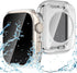 Goton 2 in 1 Privacy Waterproof Apple Watch Case for Series 9 8 7 Screen Protector 45mm, Front Anti Spy Tempered Glass Face Cover + Back Bumper fo...